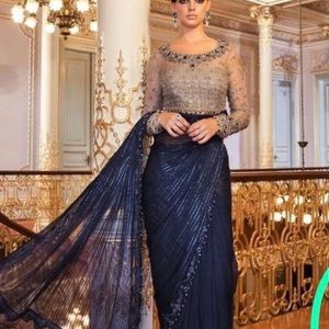 COPY - Pakistani chiffon saree w blouse